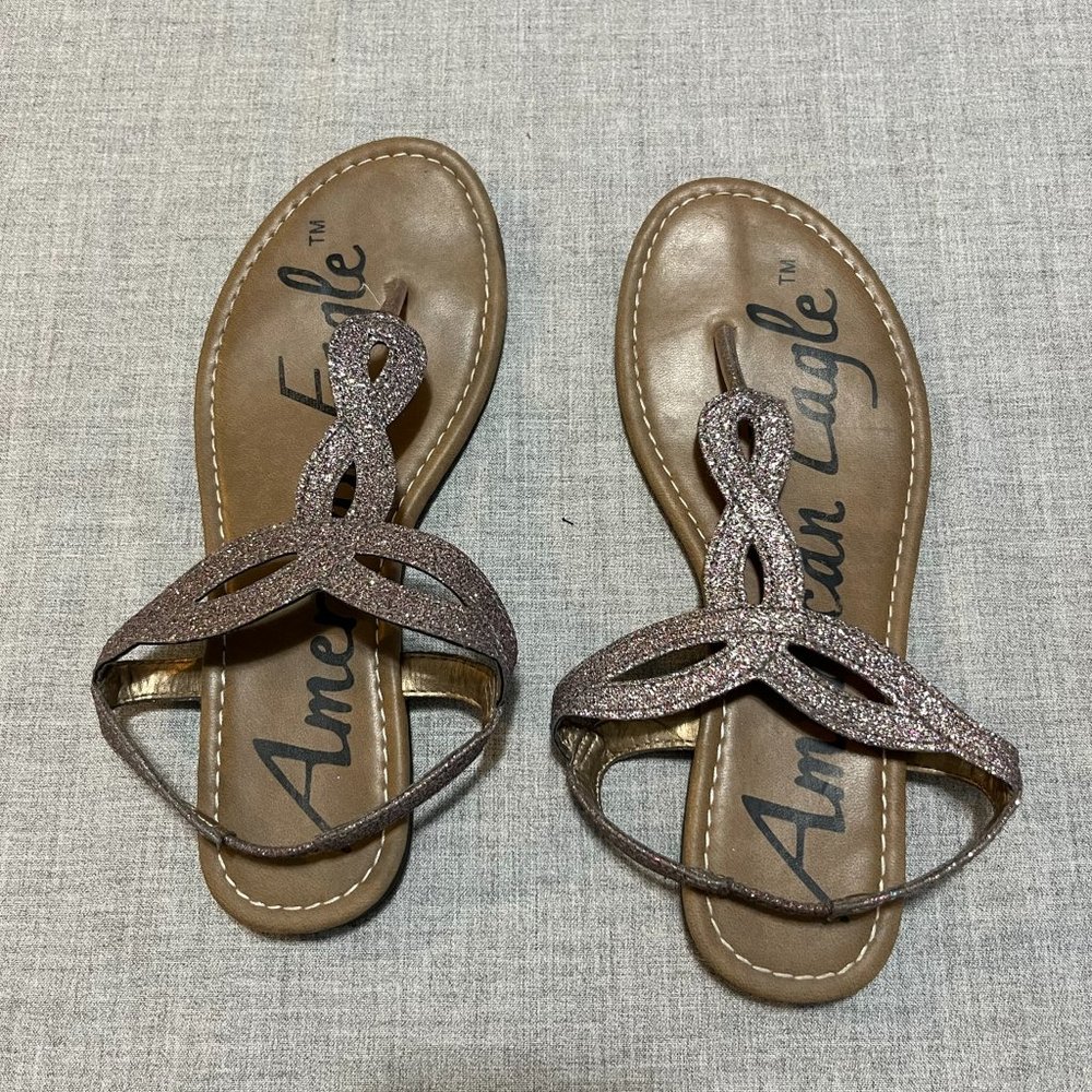 American Eagle Sparkly  Sandal | Size 7.5